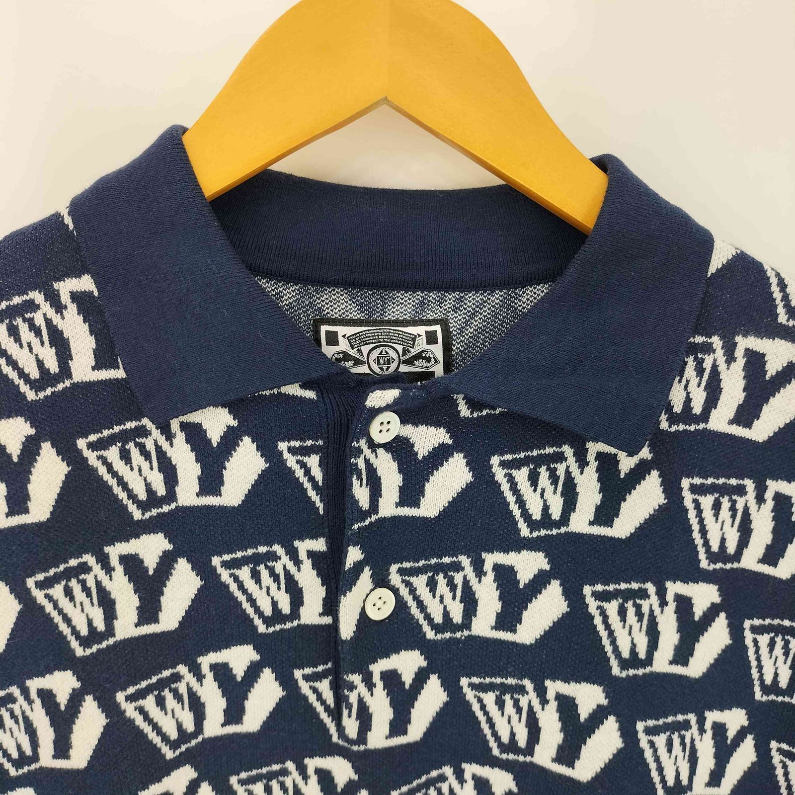 ウェイステッドユース WASTED YOUTH KNIT POLO S/S メンズ JPN：S