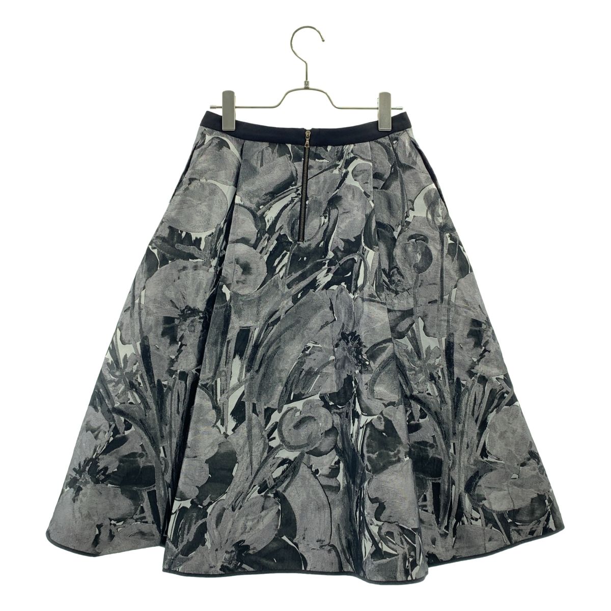 美品　ADORE 36 美品】 ADORE / アドーア | 花柄 ジャガード タックスカート | 36