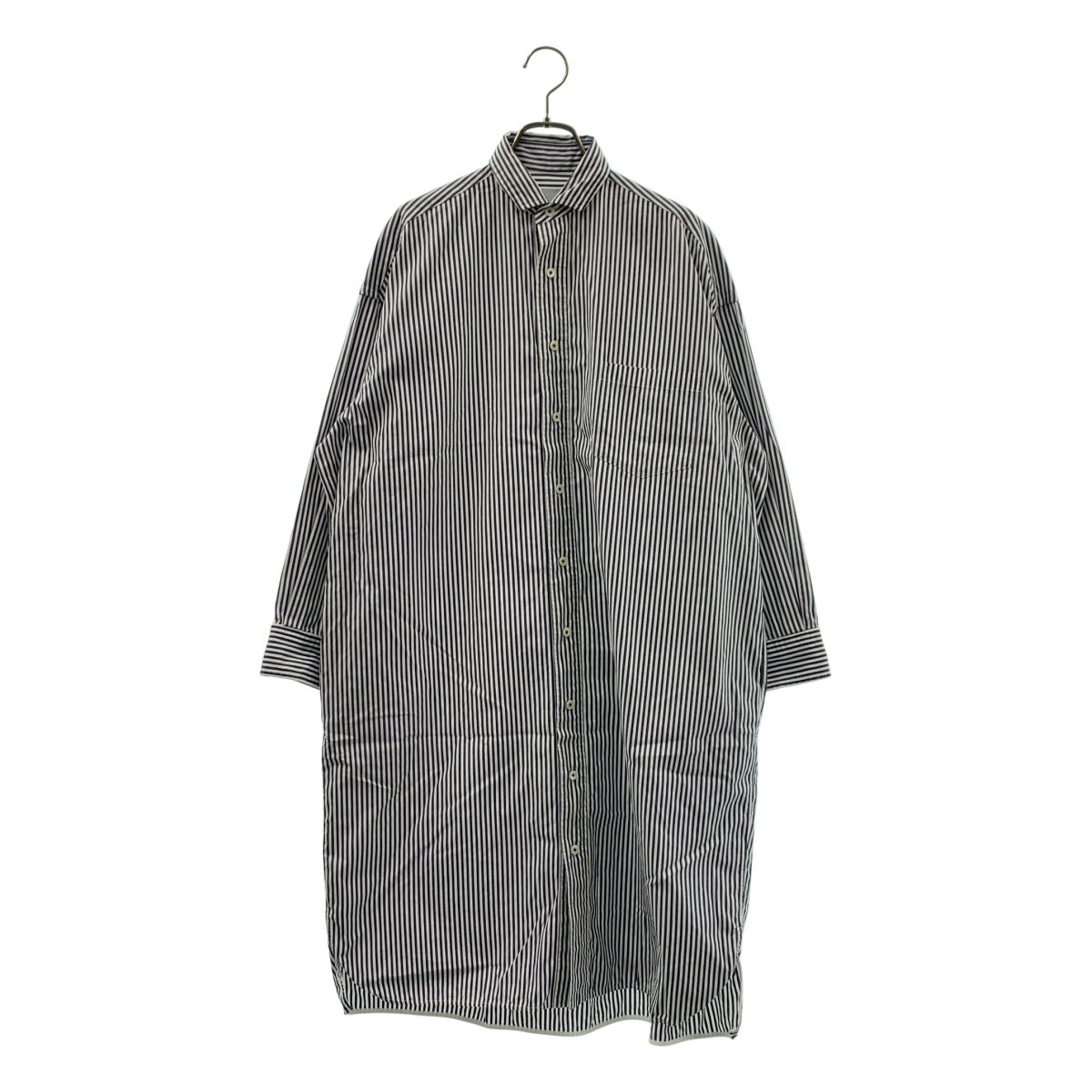 TICCA / ティッカ | コットン ストライプ シャツワンピース | F