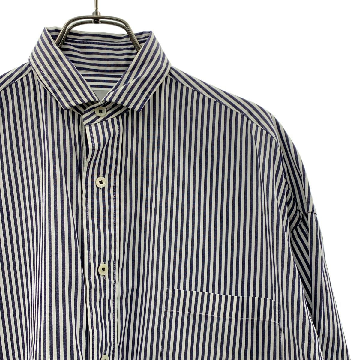 TICCA / ティッカ | コットン ストライプ シャツワンピース | F