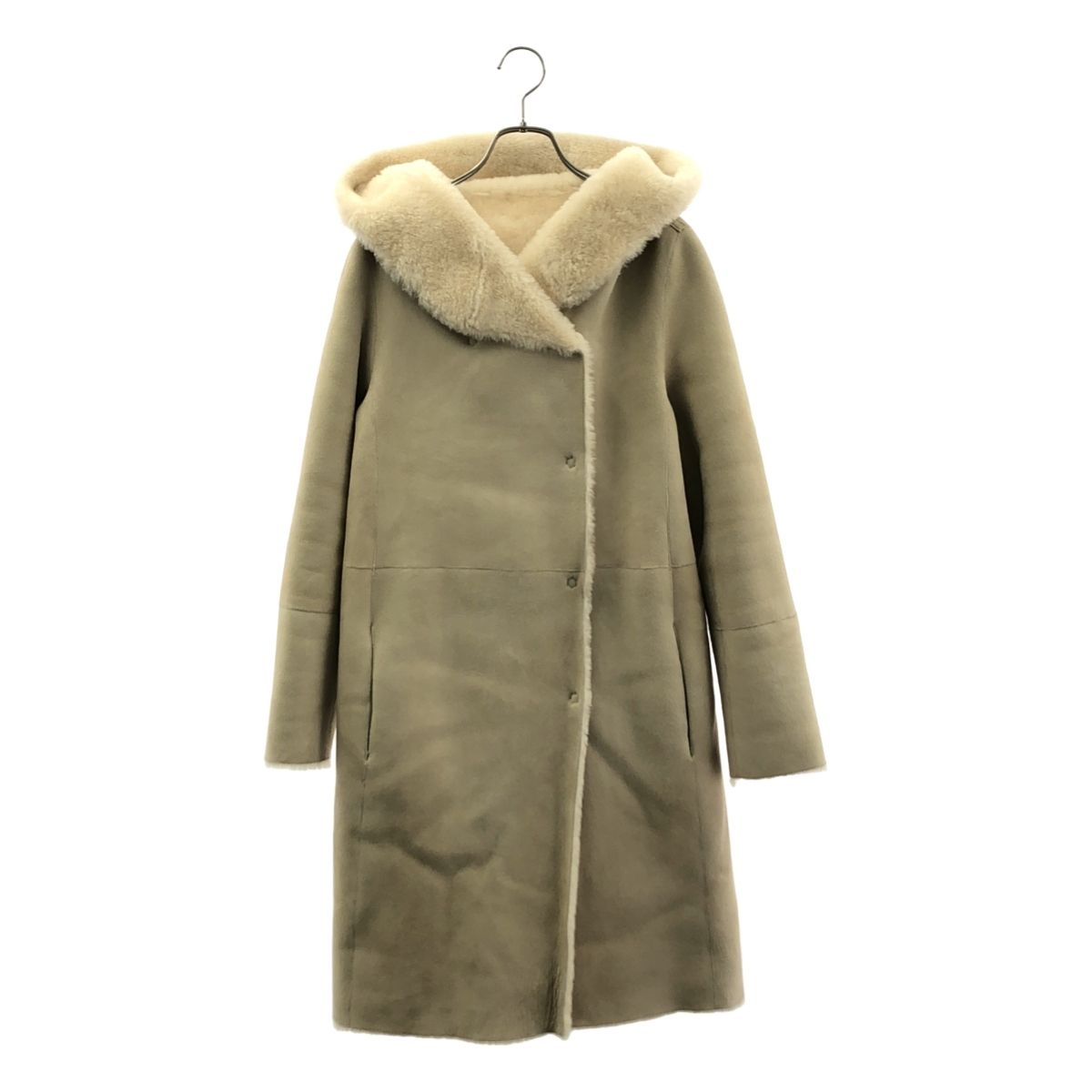 新品タグ★TARA JARMON ライトベージュ ウールコート 大きな襟付き 1023008509312027_01_1483.jpeg