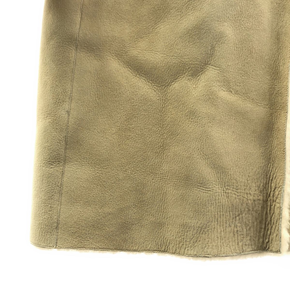 None / | TARA JARMON / タラ ジャーモン ムートン フーデッド ロング  