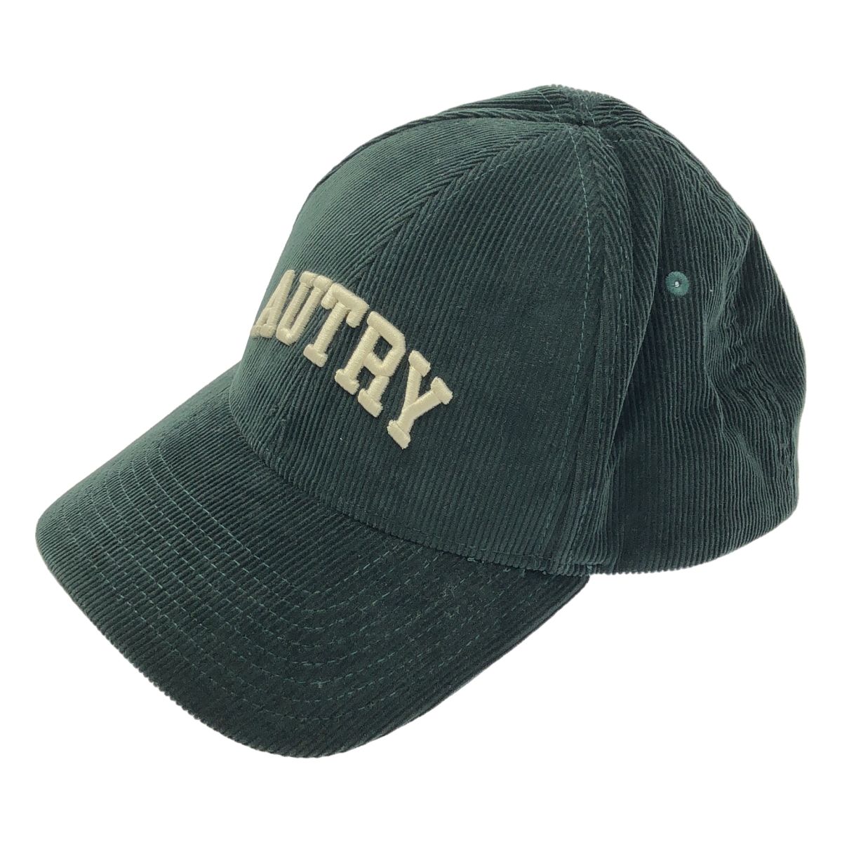美品】 AUTRY / オートリー | CORDUROY CAP ロゴ キャップ | グリーン