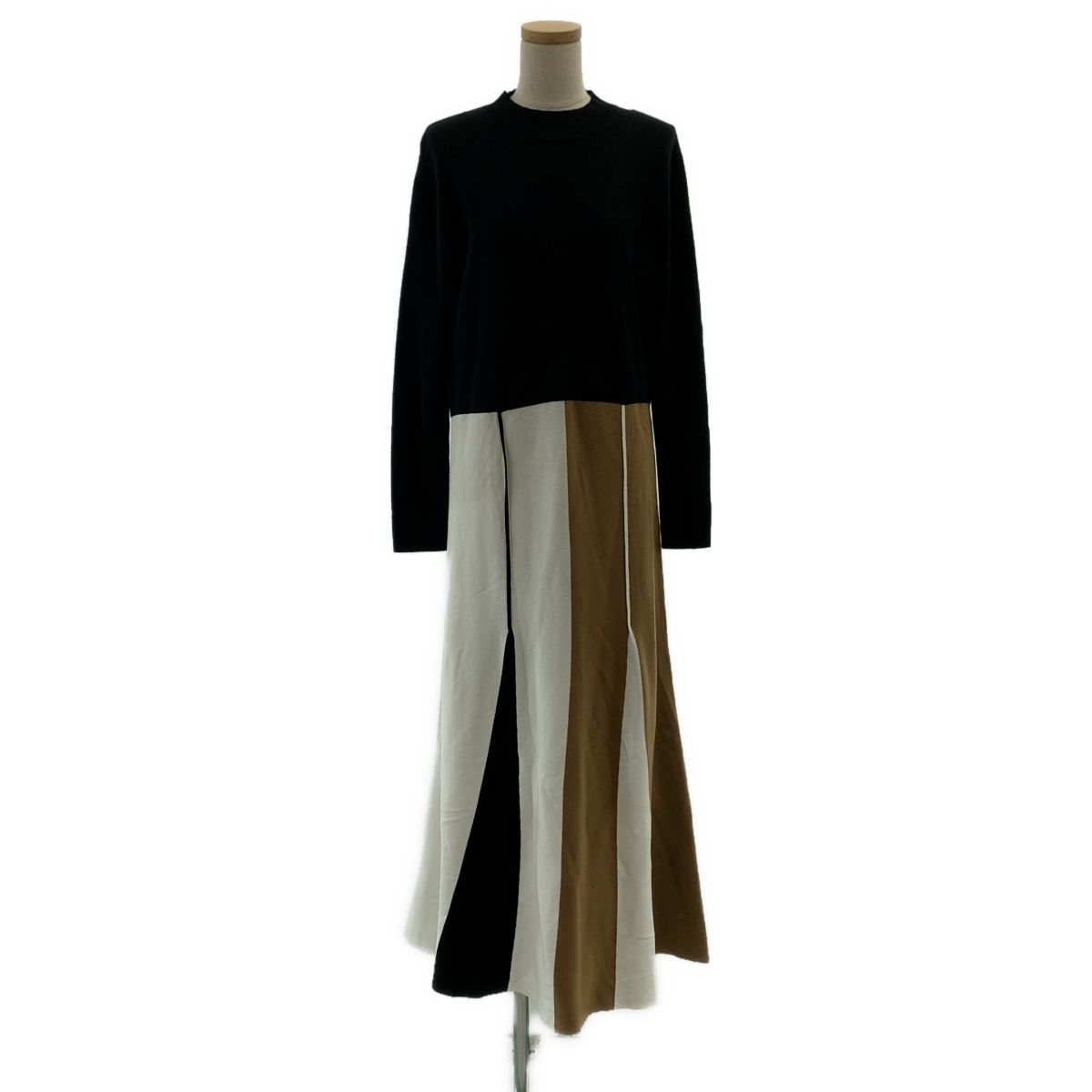 美品】 ADORE / アドーア | ドライニット 切替 ワンピース | 38