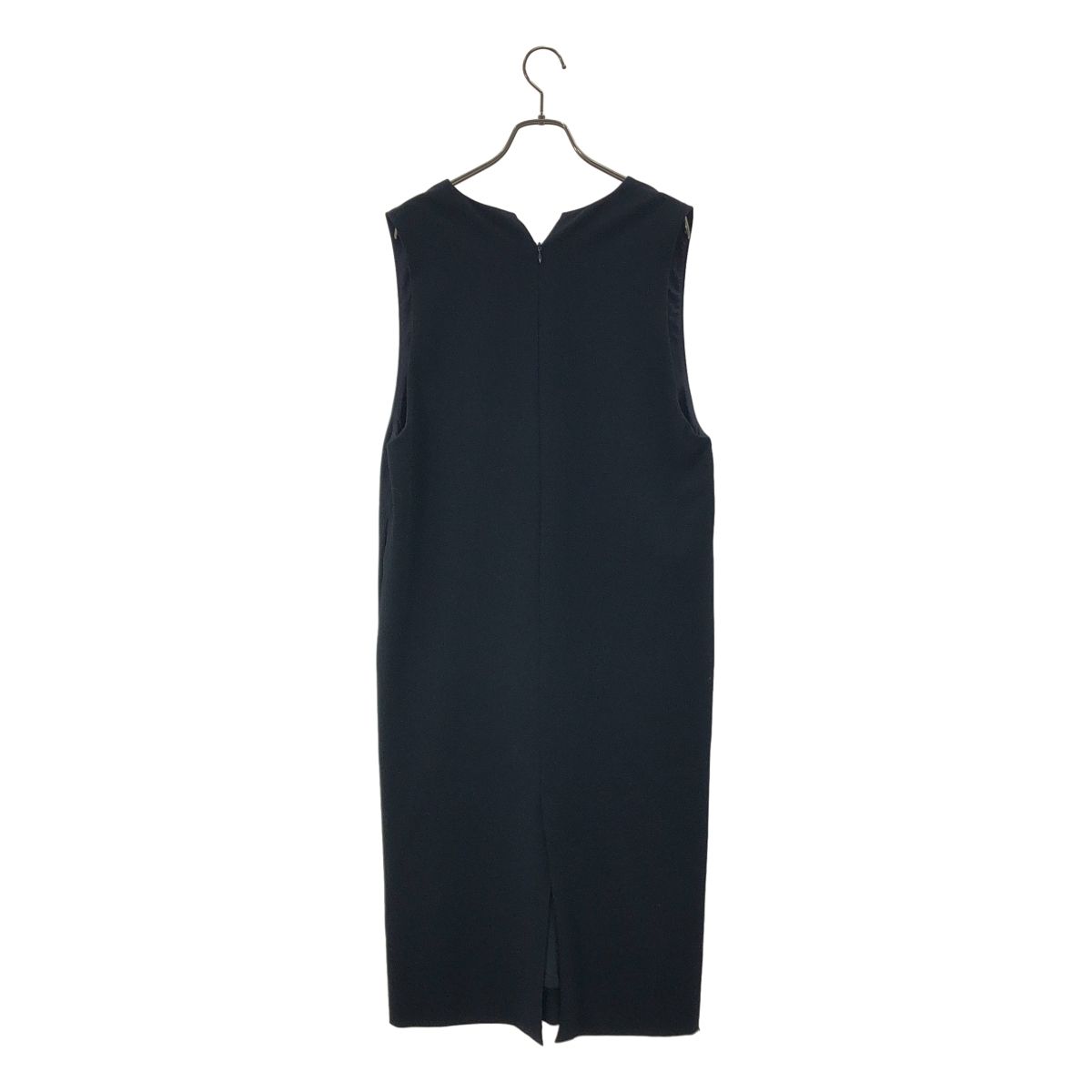 IENA / イエナ | 2WAYストレッチVネックワンピース | 36 | ネイビー
