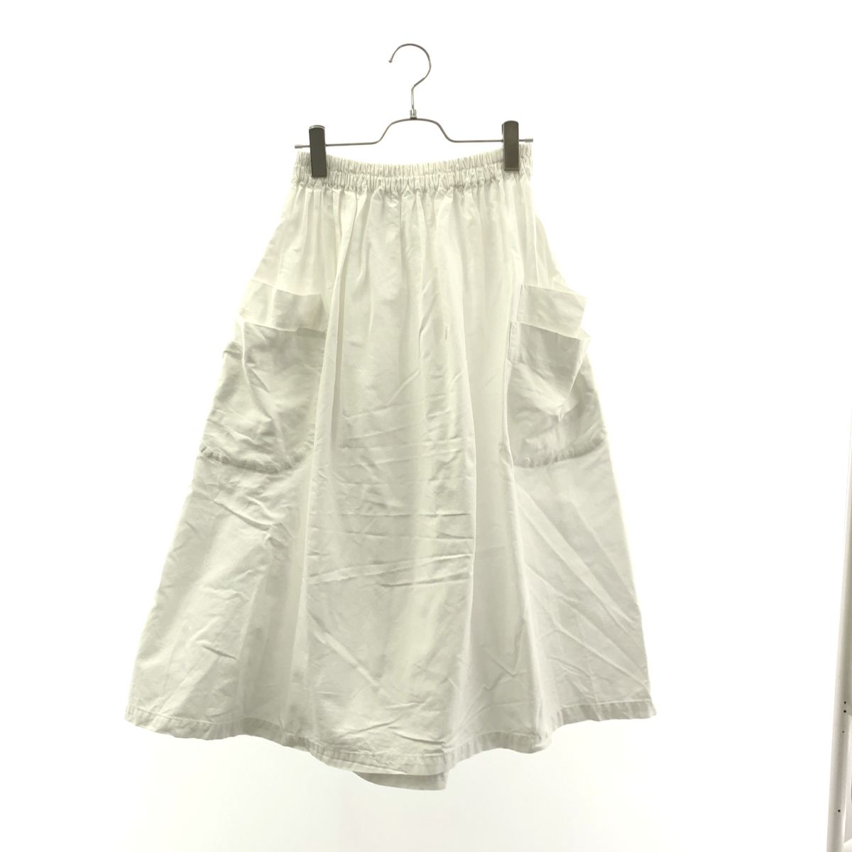 homspun / ホームスパン | ダブルポケット ギャザー ロングスカート