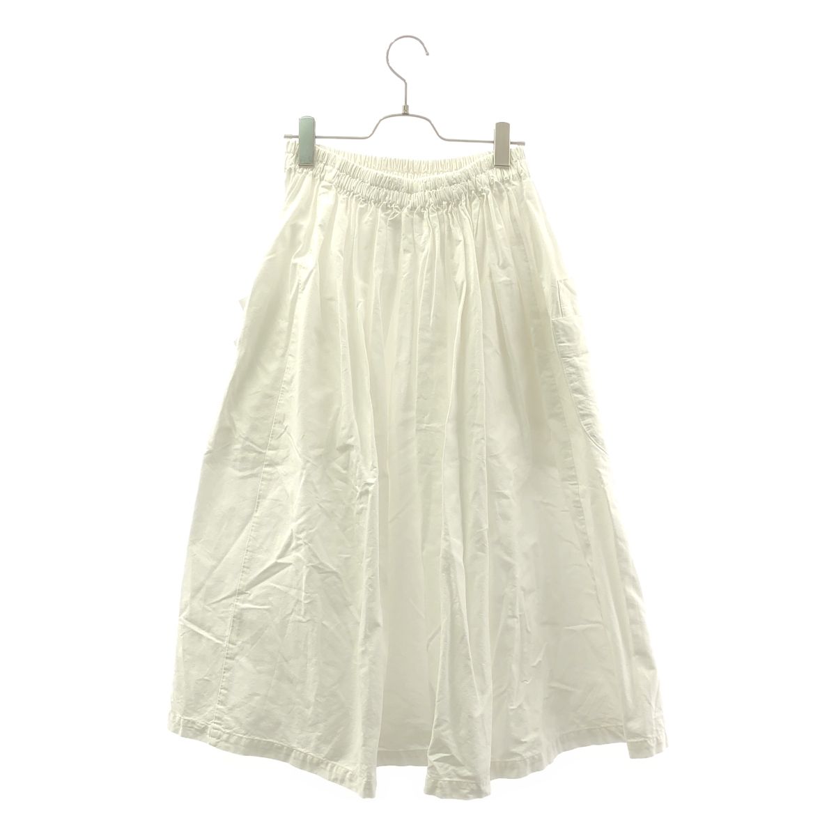 homspun / ホームスパン | ダブルポケット ギャザー ロングスカート