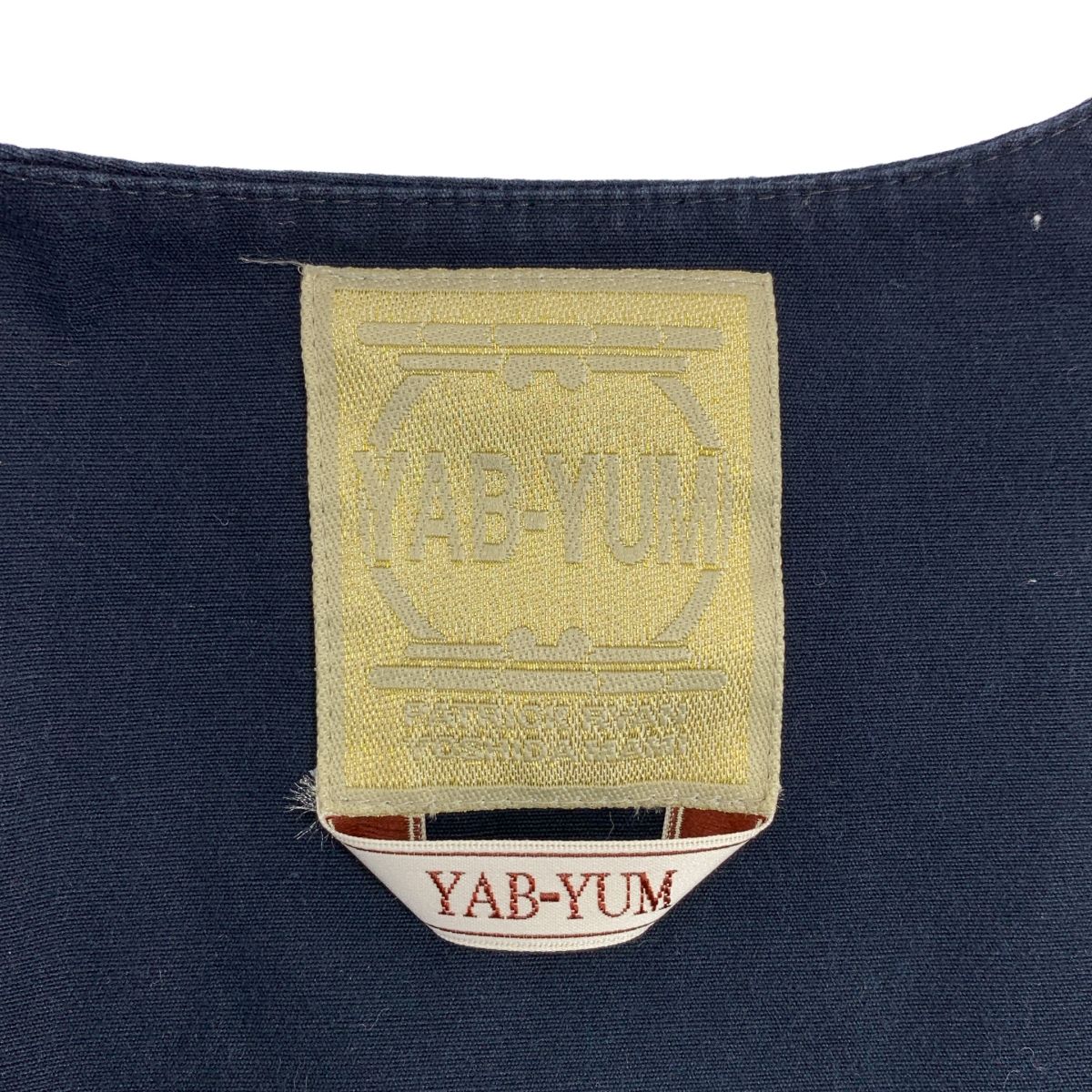 YAB-YUM / ヤブ・ヤム | POTTERS APRON コットン ストライプ スリーブ