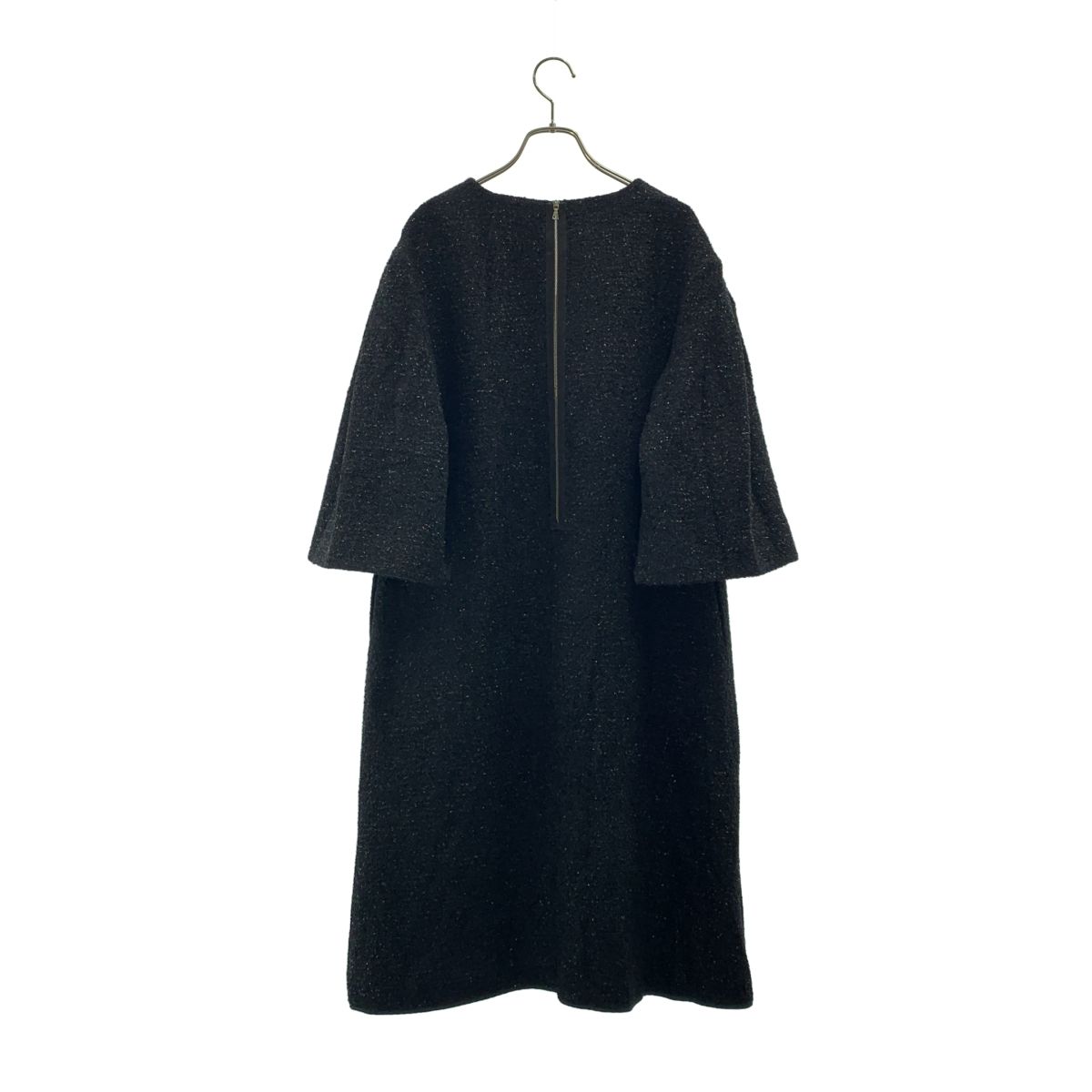ADORE / アドーア | スパークツイードワンピース | 38 | ブラック