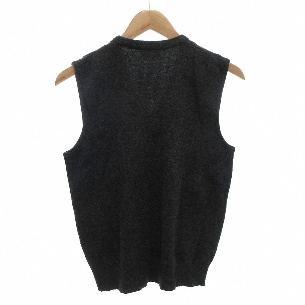 ラコステ LACOSTE ニットベスト 3 グレー Vネック ロゴ刺繍 /KR □GY61