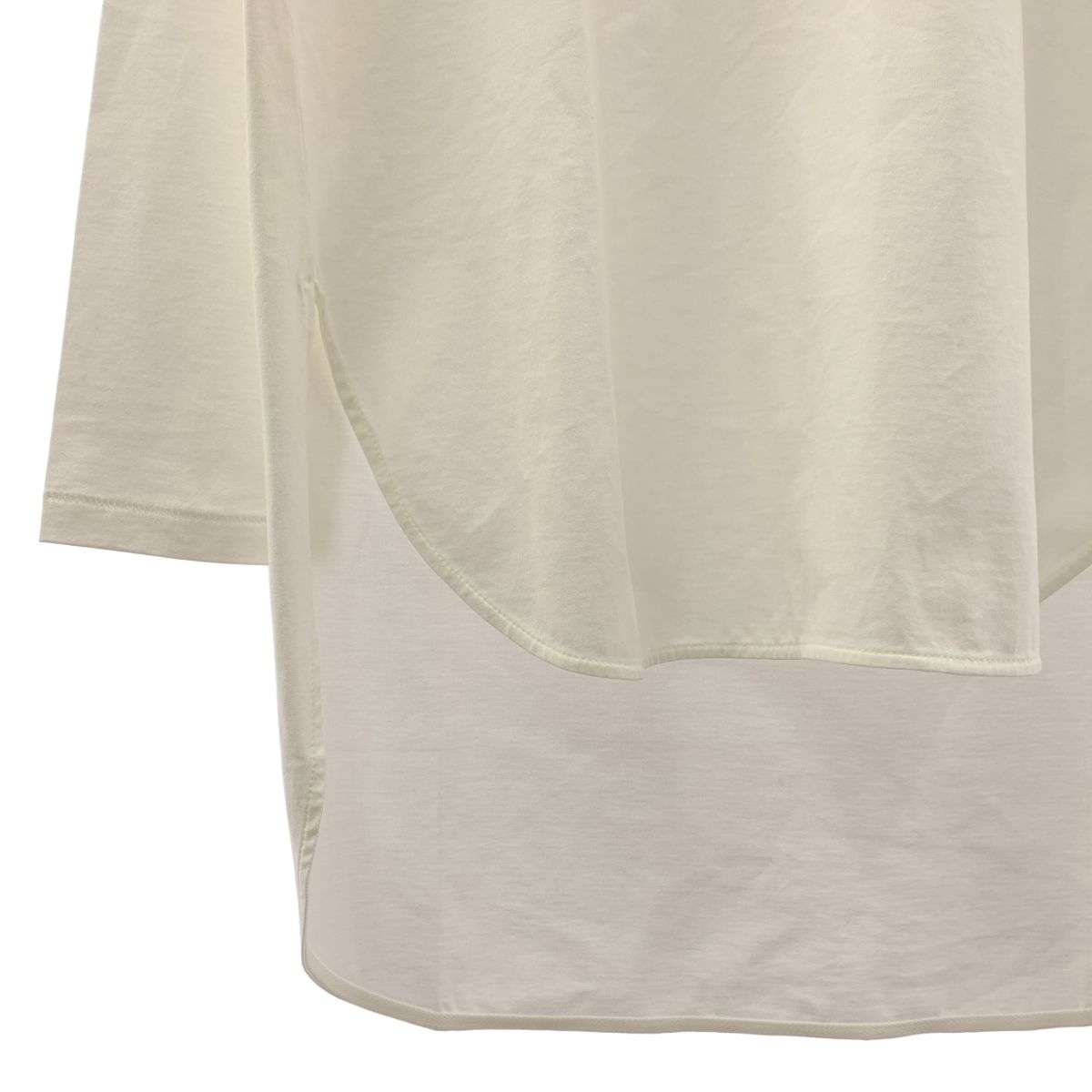 ATON / エイトン | スビンコットン ラウンドヘム ロングスリーブ