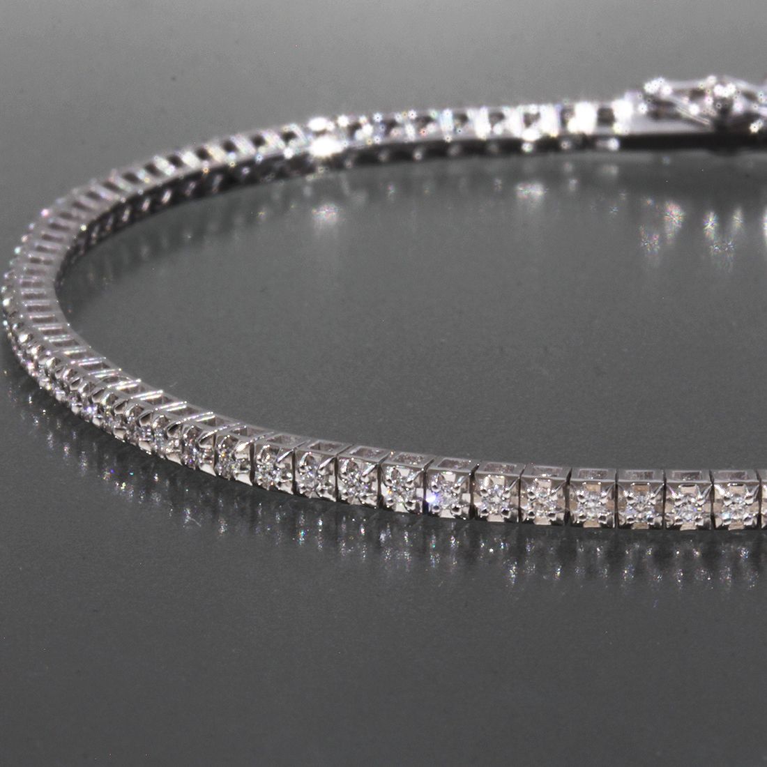 ダミアーニ ルーチェ ダイヤ ブレス Au750 K18WG 箱 E1957 - メルカリ