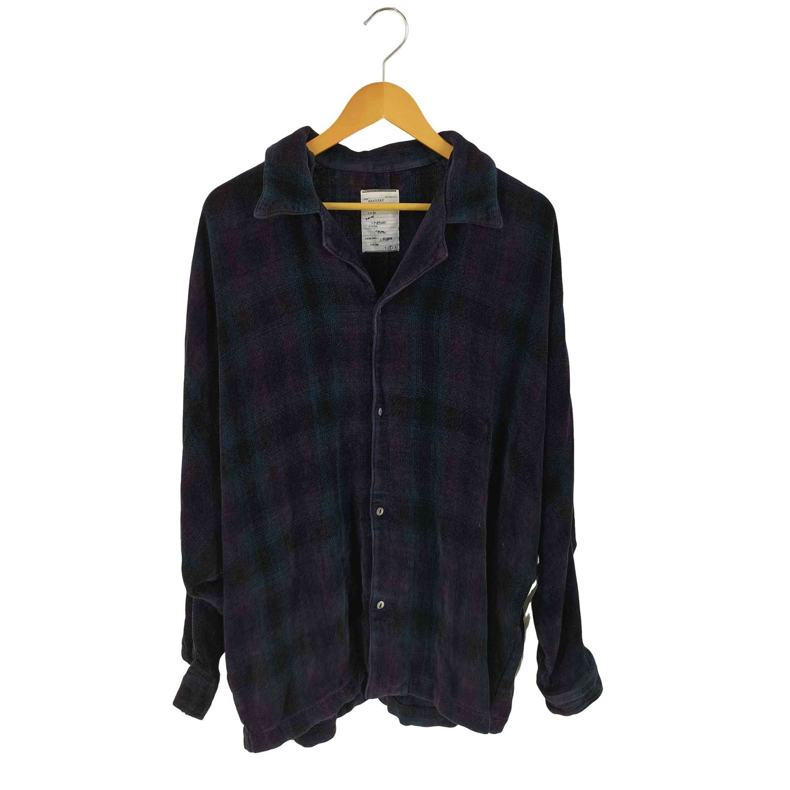 シャリーフ SHAREEF MOLE CHECK DOLMAN SHIRTS メンズ 2 - メルカリ
