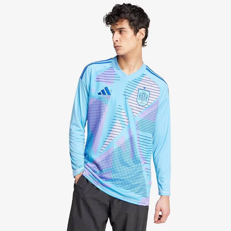【送料無料・匿名配送】adidas アディダス スペイン代表 2024 GK ユニフォーム 長袖 青 並行輸入 新品 正規品 ユーロ