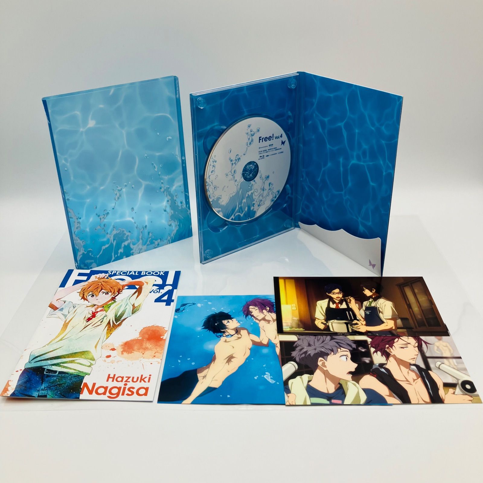 中古 Blu-ray ブルーレイ アニメ Free! 初回版 全6巻 セット 帯付き