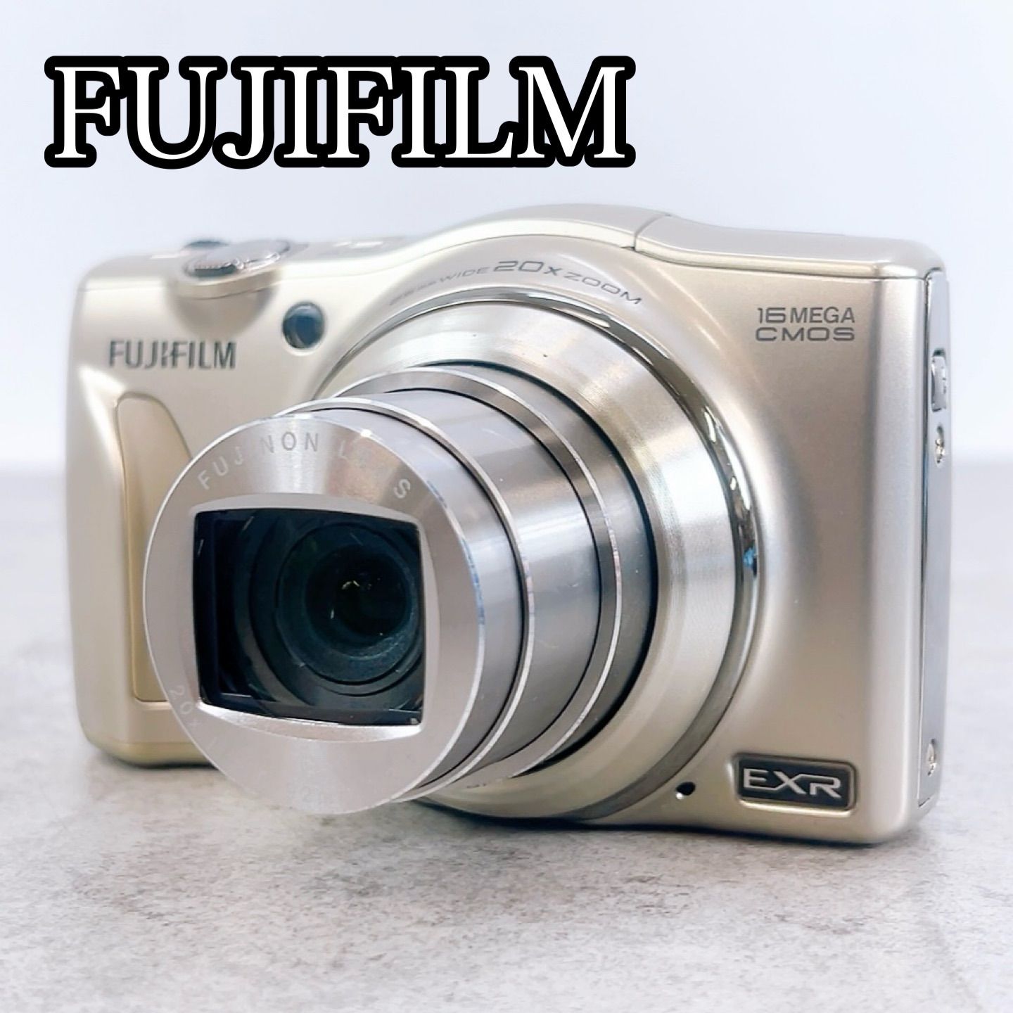 H-682 FUJIFILM FinePix F770EXR デジタルカメラ ゴールド 動作