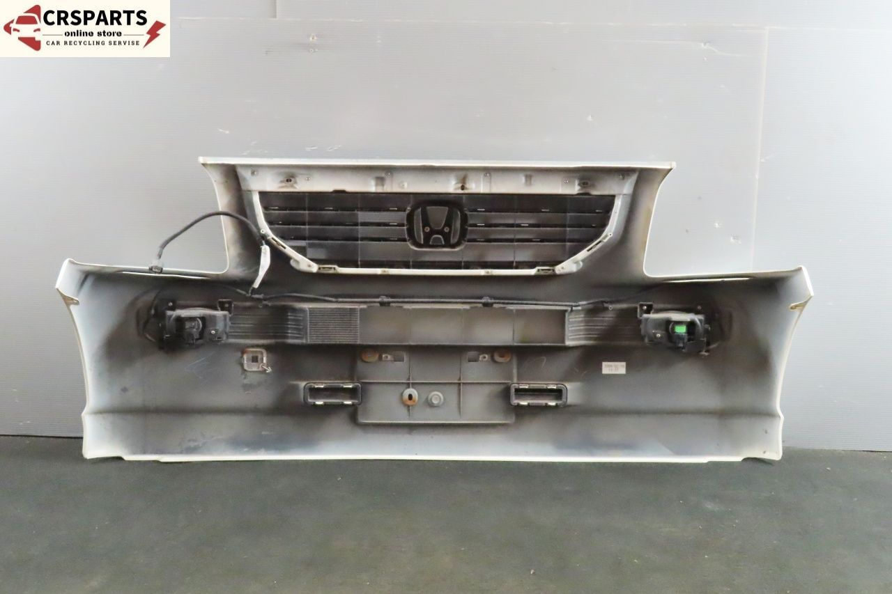 バモス ABA-HM1 純正 フロント バンパー フォグ グリル付 NH624P