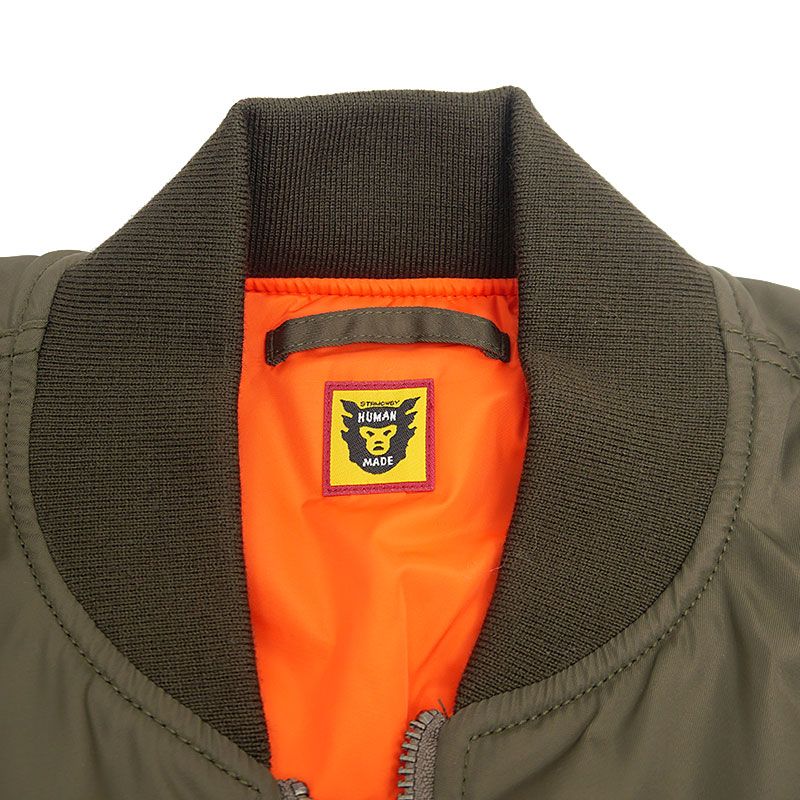 ヒューマンメイド HUMAN MADE MA-1ジャケット XL カーキグリーン