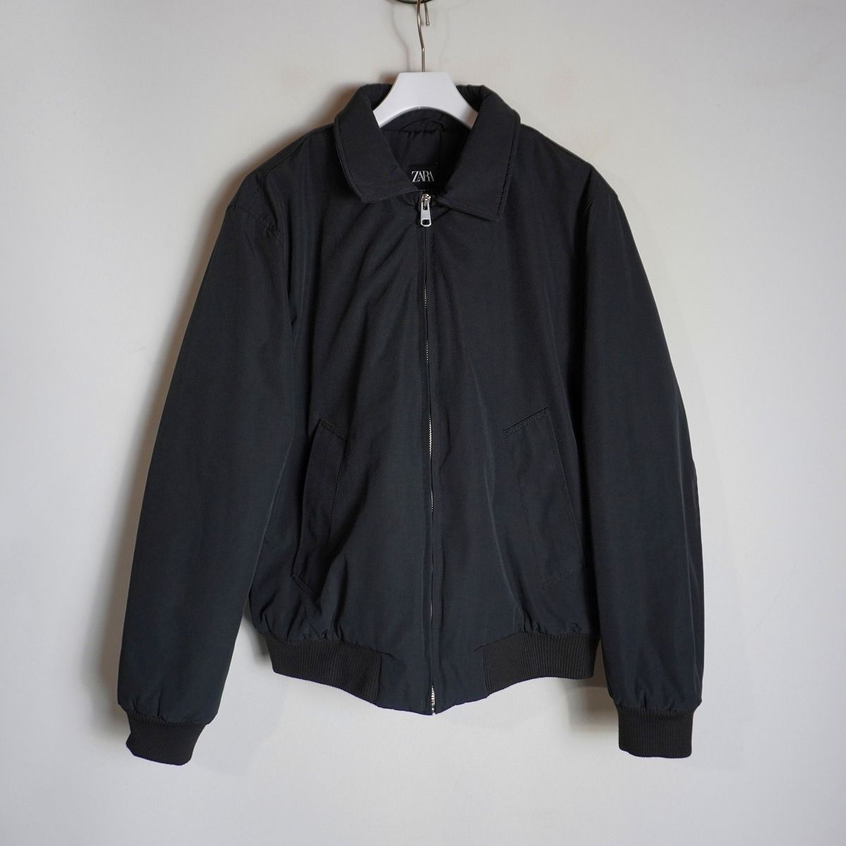 新品】ZARA ザラ ボンバージャケット M 黒 キルティング ZARA ザラ 