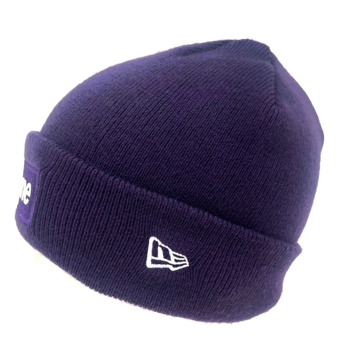 SUPREME × NEW ERA シュプリーム ニューエラ ニット帽子 ロゴ 刺繍