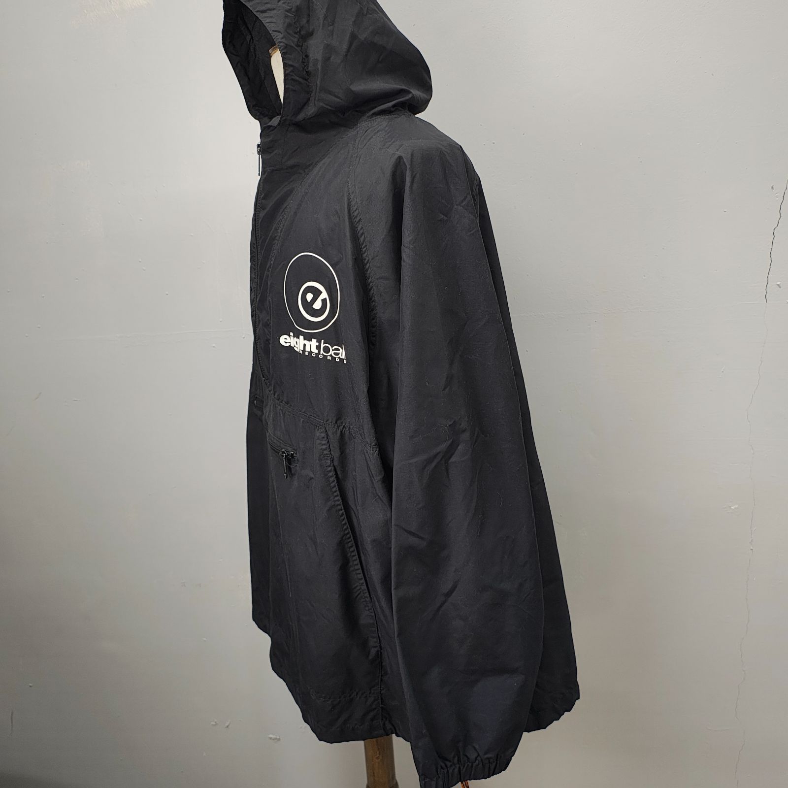 90s eight recrds XL アノラックパーカー ドローコード エイトレコード