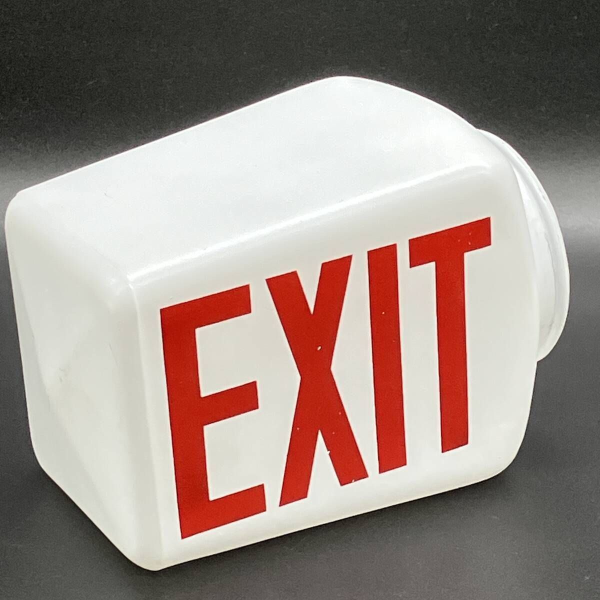 EXIT ( エグジット ) サイン ガラスシェード アンティーク ブラケット