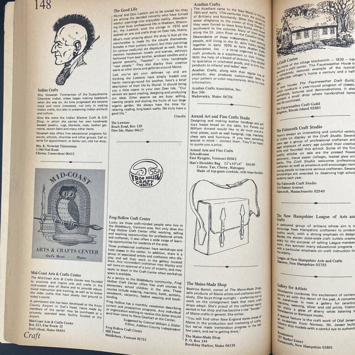 洋書 1973年 初版 ニューイングランド 総合カタログ ペーパーバック