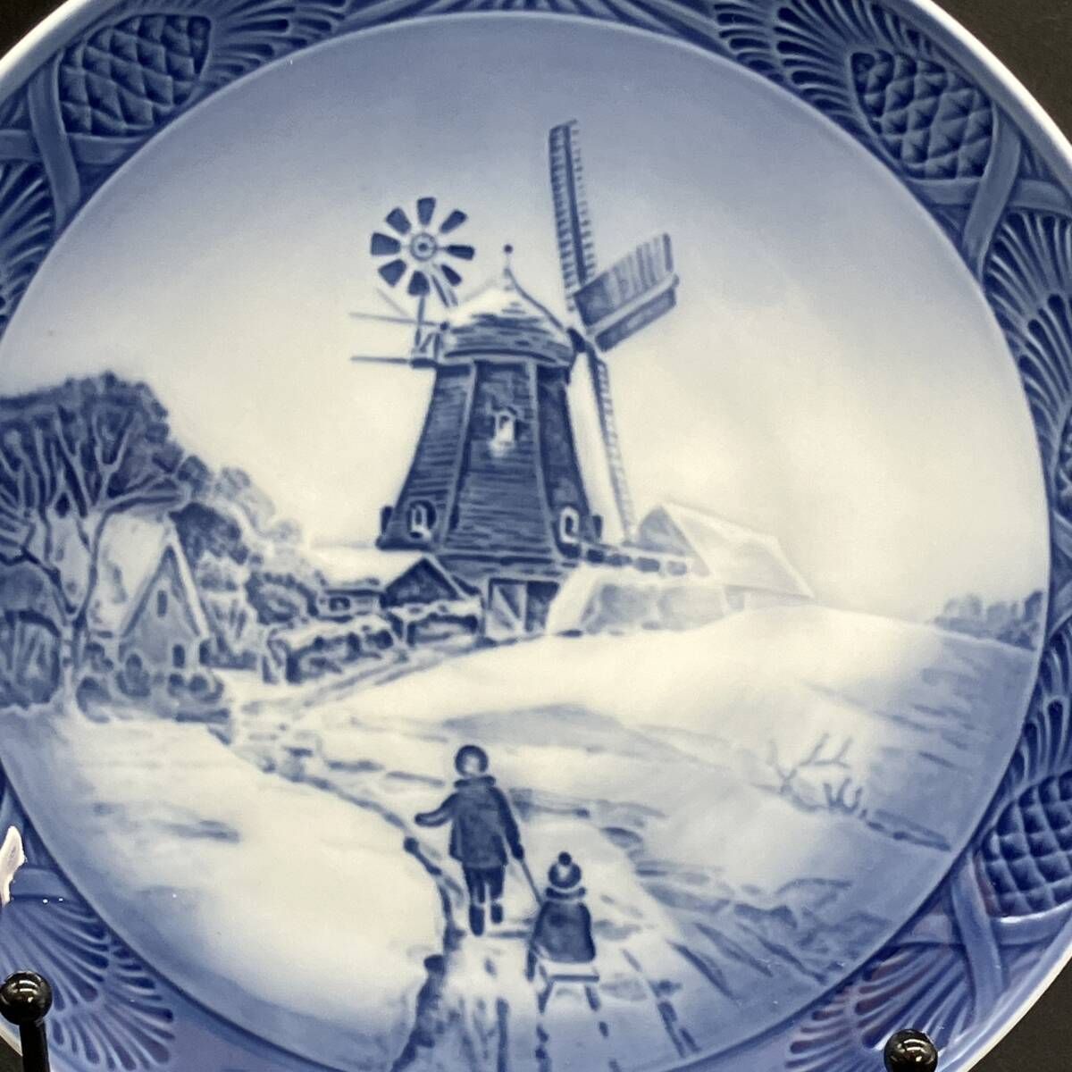 ロイヤルコペンハーゲン 『 ホイスエーヤの風車小屋 』 1級品 1963年