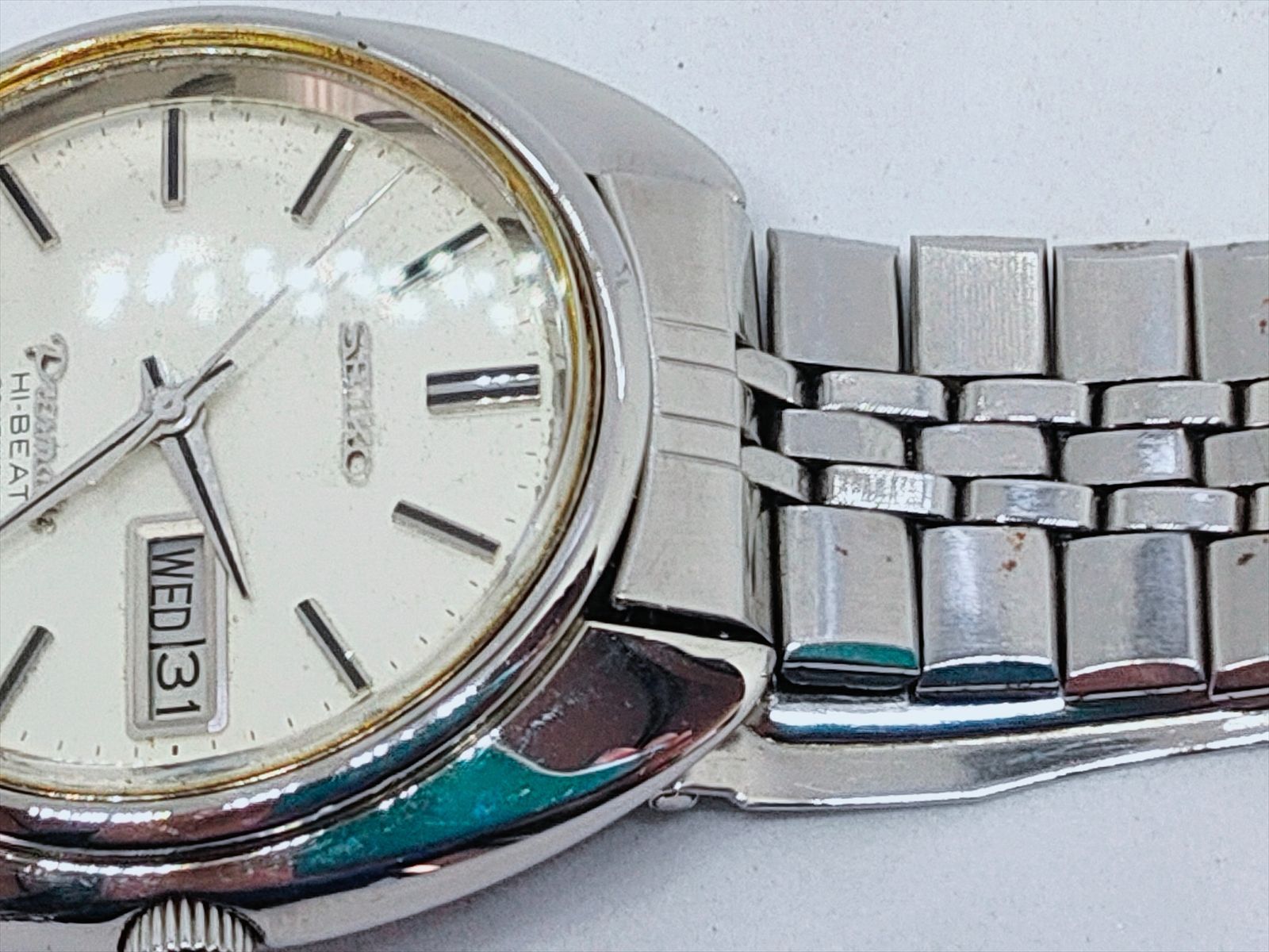  稼働品 セイコー プレスマチック ハイビート メンズ 自動巻 30石 デイデイト メンズ腕時計 SEIKO Presmatic HI BEAT 30 JEWELS 5146 7080 3207 多色展開 自動巻き時計 腕時計(アナログ)