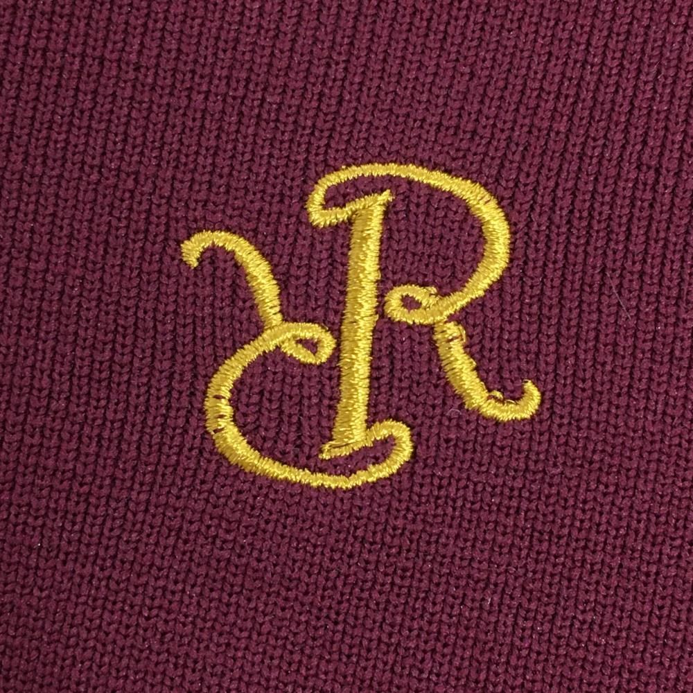 美品】レザレクション セーター ボルドー ニット ロゴ刺しゅう