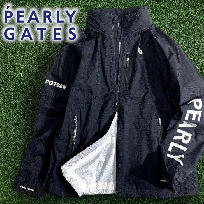 PEARLY GATES パーリーゲイツ ゴルフ 撥水×防風 Nyドビー シャドー千鳥