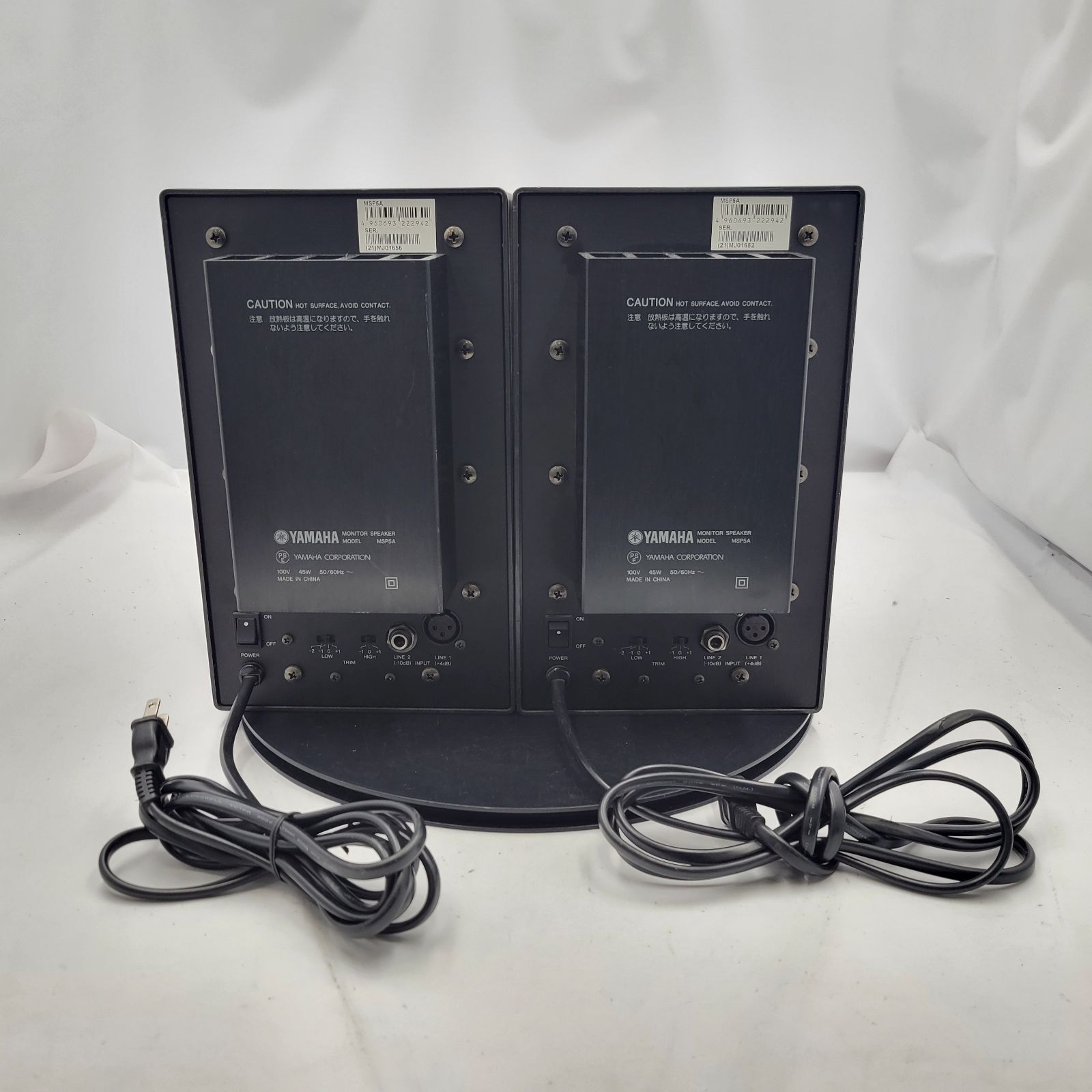 ☆ジャンク/通電確認済み☆ YAMAHA スタジオモニタースピーカー MSP5A