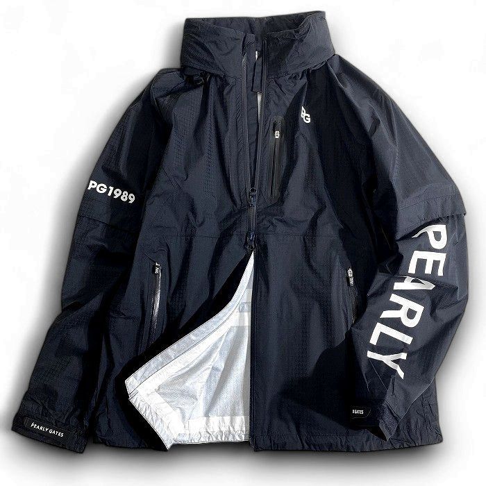 PEARLY GATES パーリーゲイツ ゴルフ 撥水×防風 Nyドビー シャドー千鳥