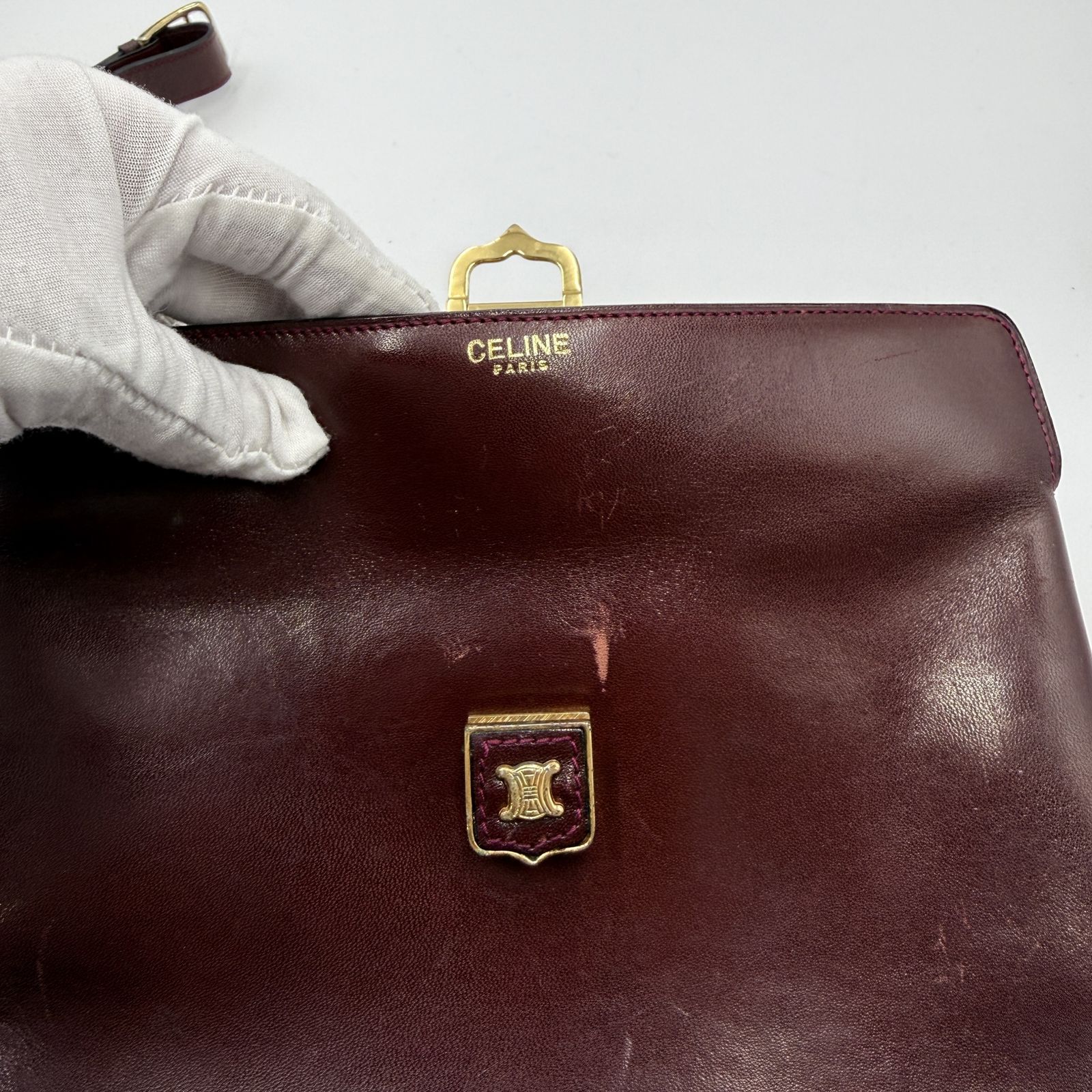 CELINE（セリーヌ）トリオンフ ヴィンテージ ショルダーバッグ