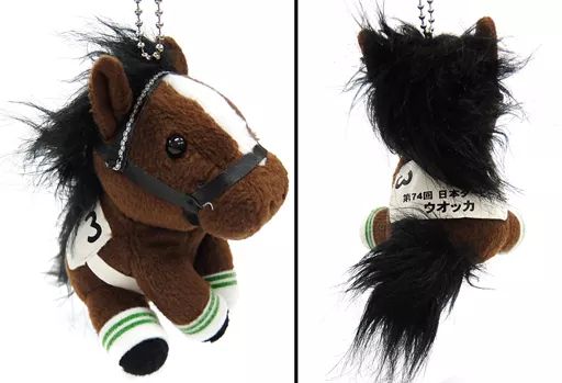 中古】ぬいぐるみマスコット・ぬいぐるみバッジ ウオッカ(第74回 日本