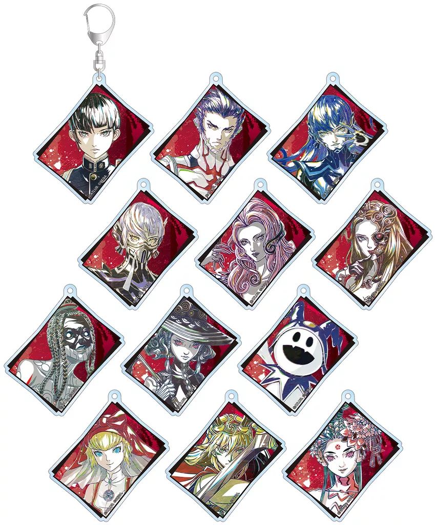 キーホルダー 全12種セット 真 女神転生V Vengeance トレーディング Ani Art アクリルキーホルダー