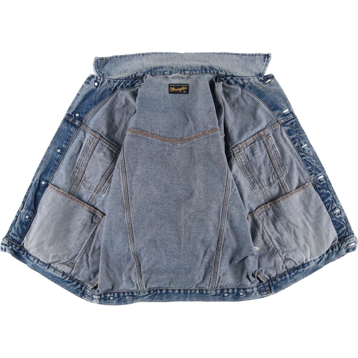 古着 ラングラー Wrangler デニムジャケット Gジャン メンズXL相当