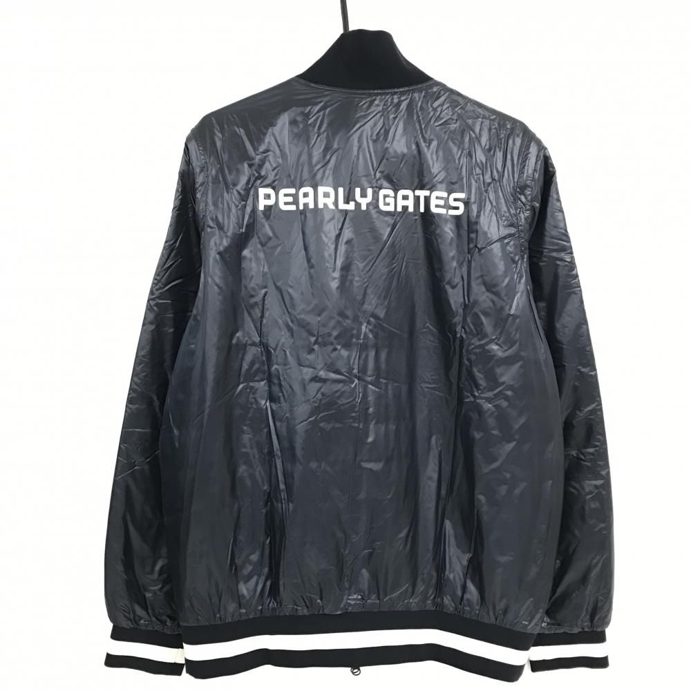 美品】パーリーゲイツ 中綿リバーシブルジャケット ネイビー×白 複数