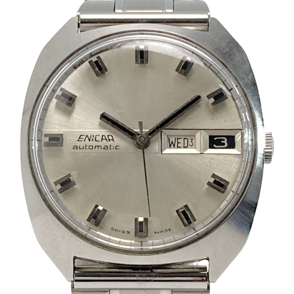 ENICA エニカ デイデイト 147 01 03 シルバー 自動巻き メンズ 腕時計