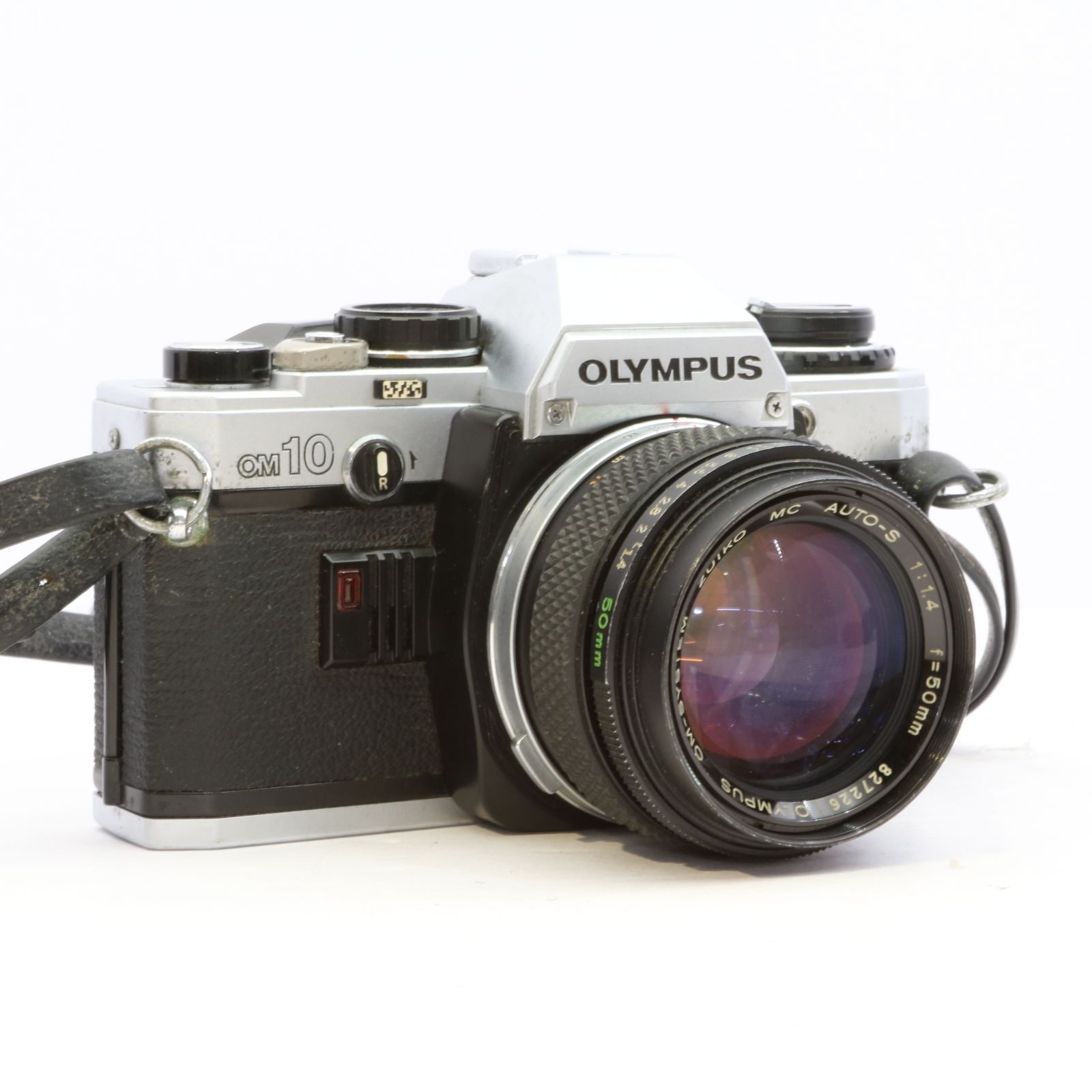 完動品】OLYMPUS OM-10 + ZUIKO MC AUTO-S 50mm F1.4フィルムカメラ