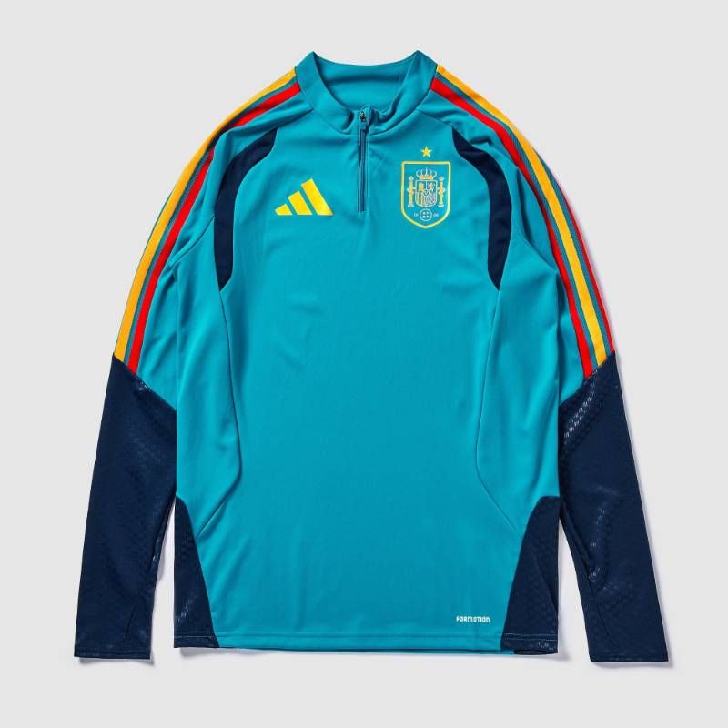 【送料無料・匿名配送】adidas アディダス スペイン代表 2026 ドリル トップ 水色 並行輸入 新品 正規品 2026W杯