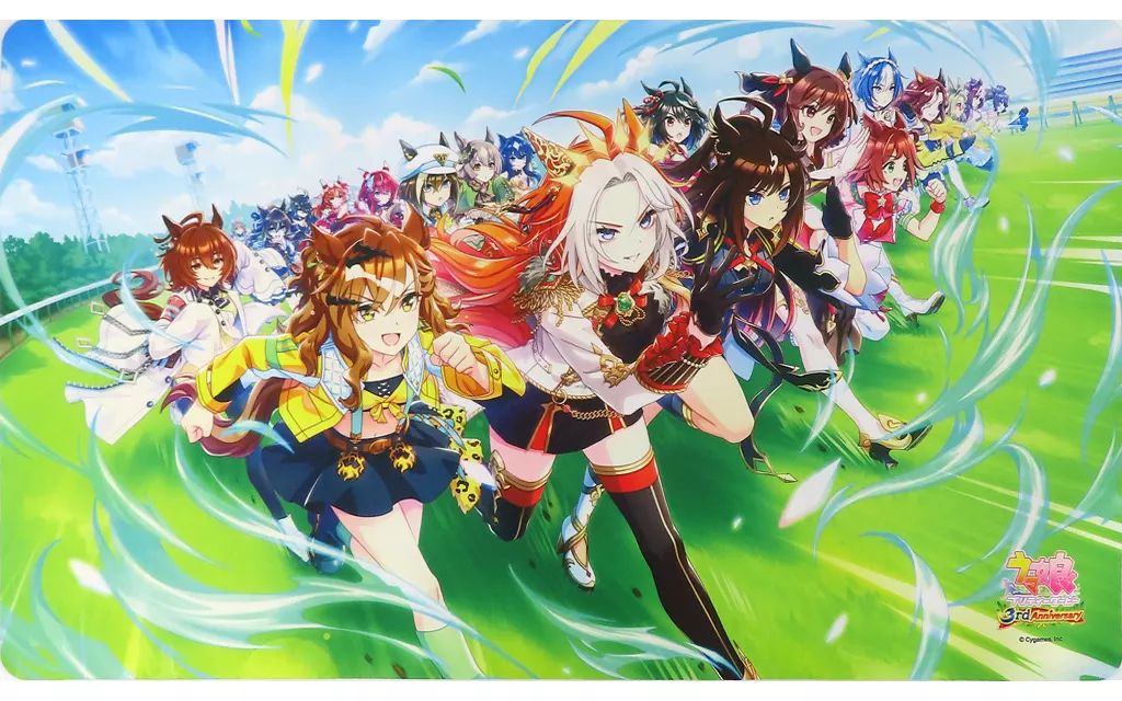 中古】卓上マット 3rd Anniversary Ver. 公式ラバーマット 「ウマ娘 