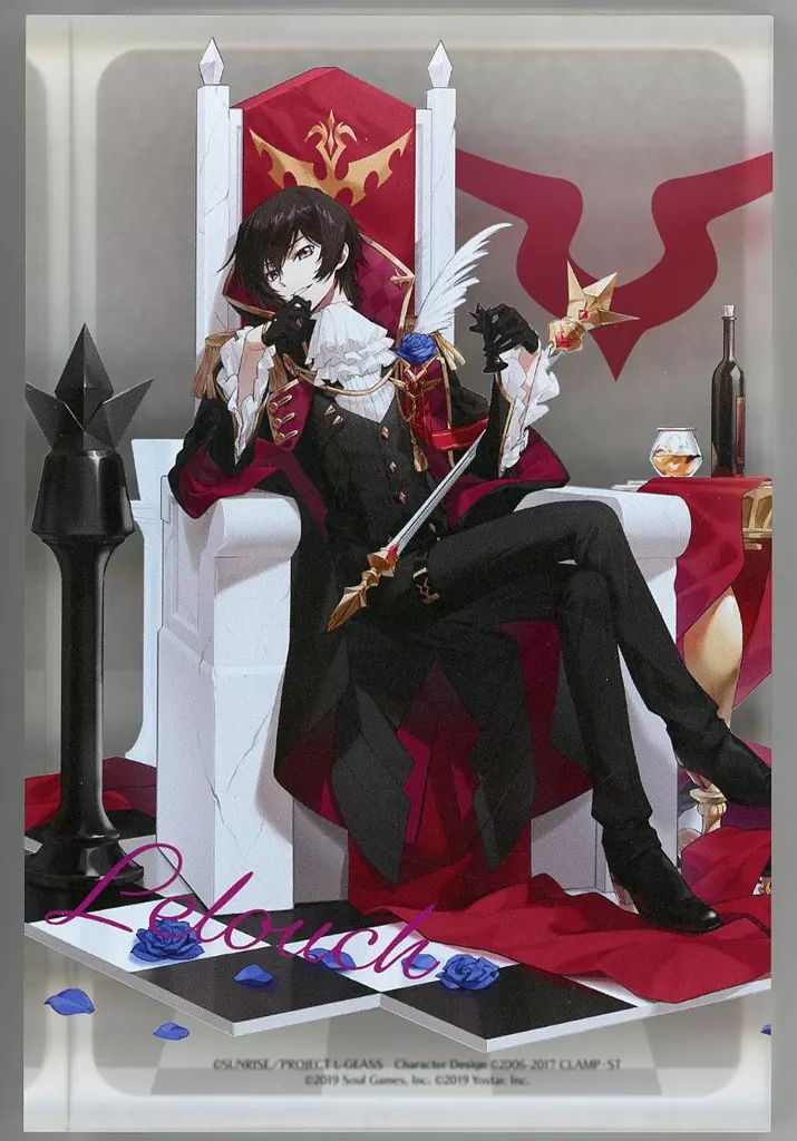 アクリルスタンド アクリルパネル ルルーシュ ランペルージ アクリルブロック コードギアス 反逆のルルーシュ×雀魂 -じゃんたま-