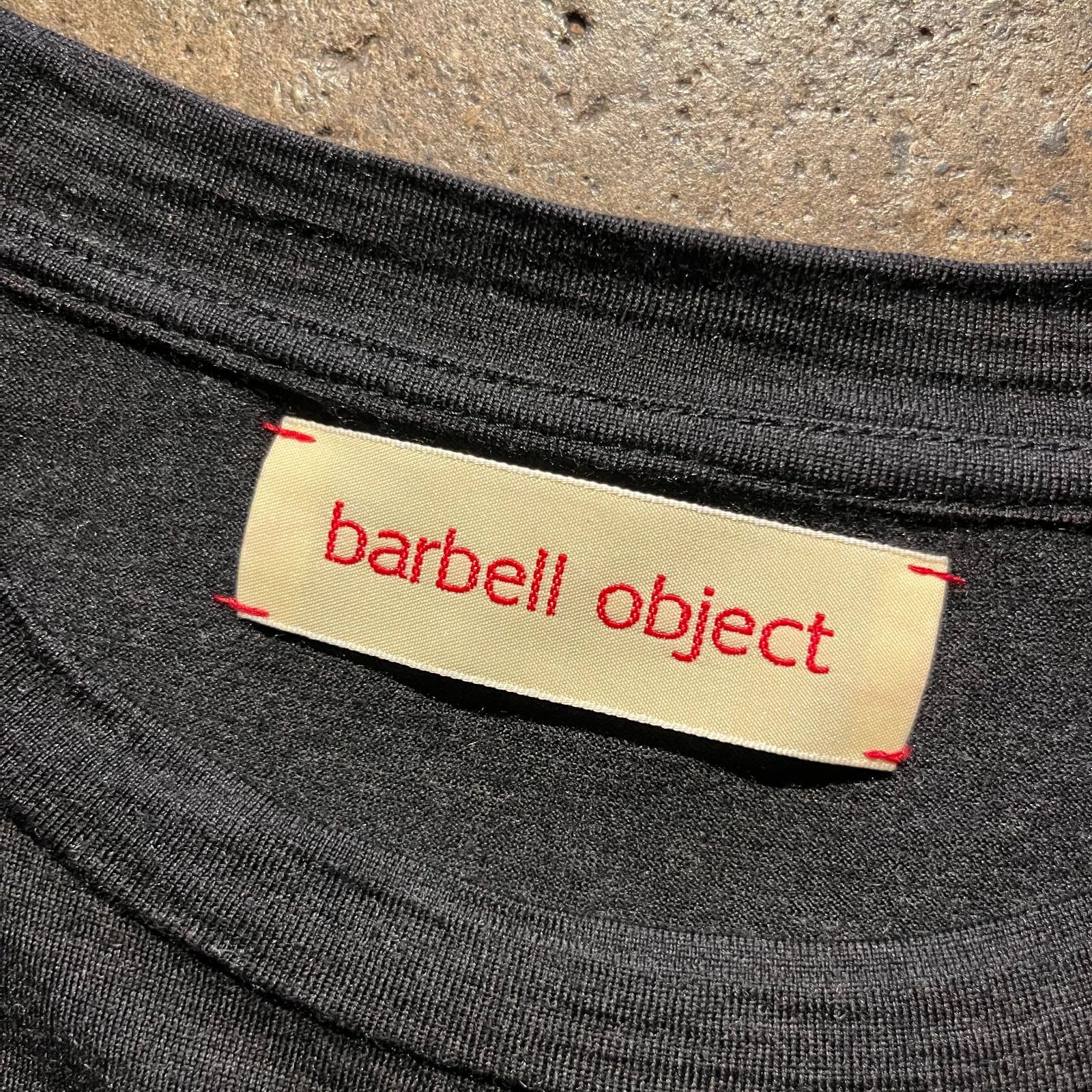 barbell object 24ss swool l/s top/ecru バーベルオブジェクト 2024ss 