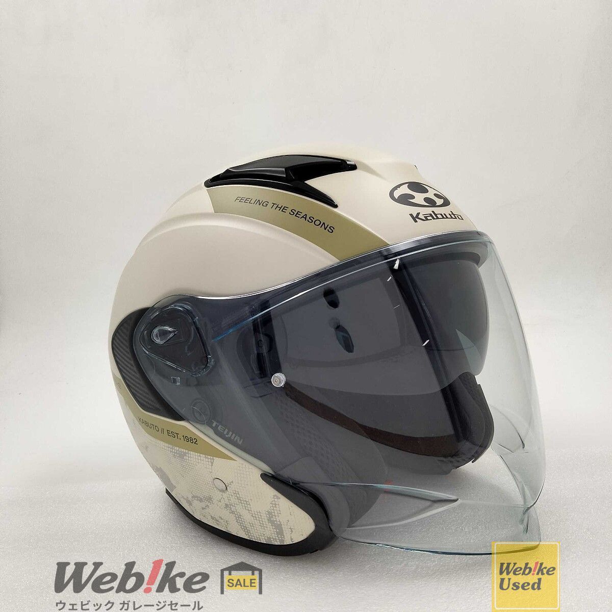 OGK KABUTO EXCEED2 グレー L(59-60) ジェットヘルメット ヘルメット