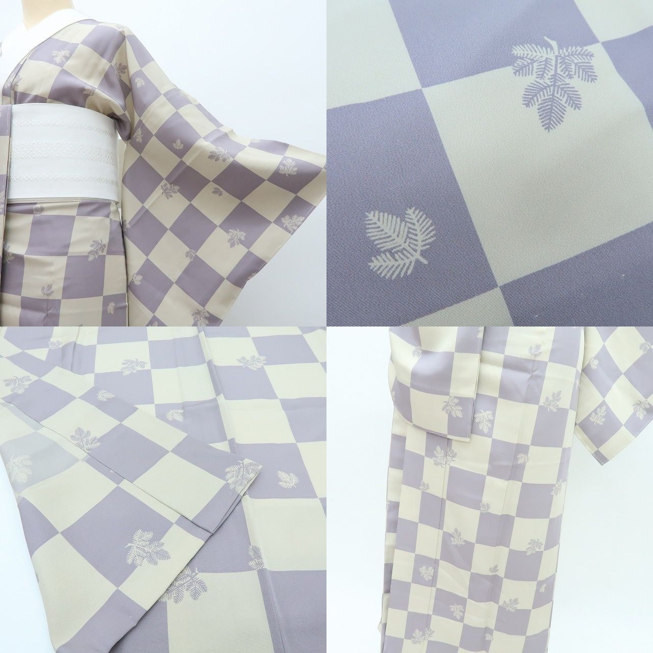 百華❀Y4471◇新品 単衣 洗える正絹 袖無双 仕付け糸・半襟・居敷当て