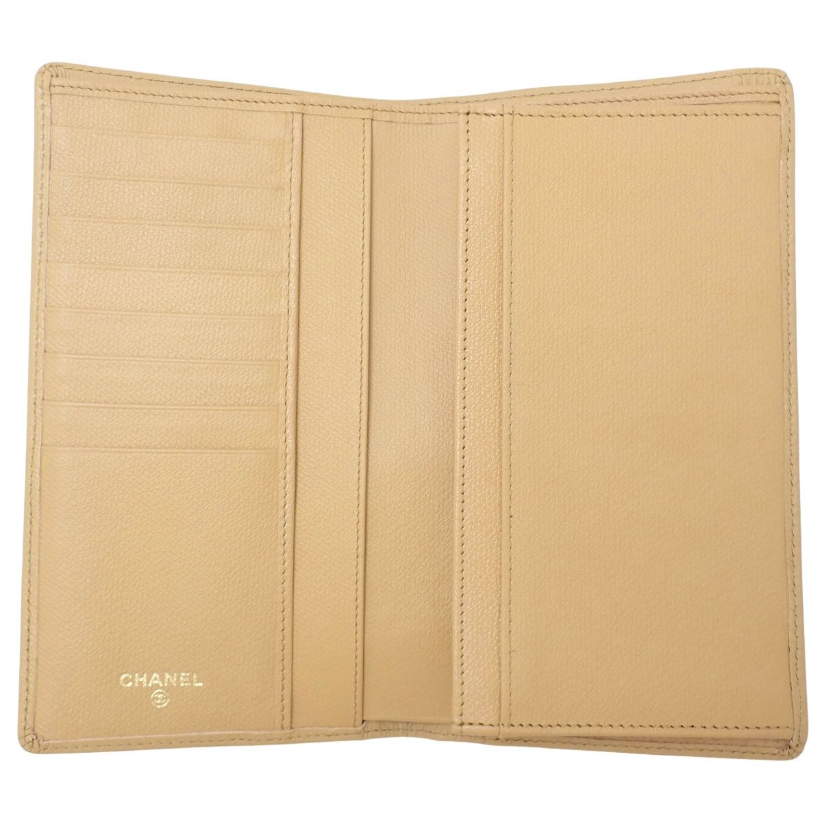 CHANEL(シャネル) ココボタン 二つ折り 長財布 ロングウォレット 2