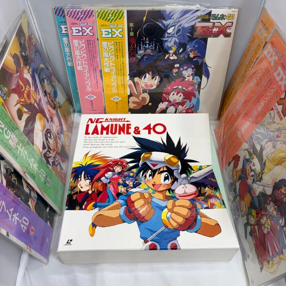 NG騎士ラムネ＆40 LD-BOX 10枚組 総集編2枚 ED3枚 DX3枚 レーザー