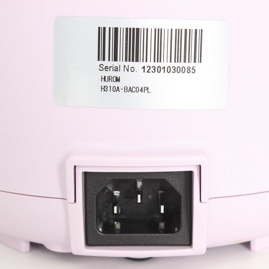 美品】ヒューロム H310A-BAC04PL ラベンダー スロージューサー HUROM