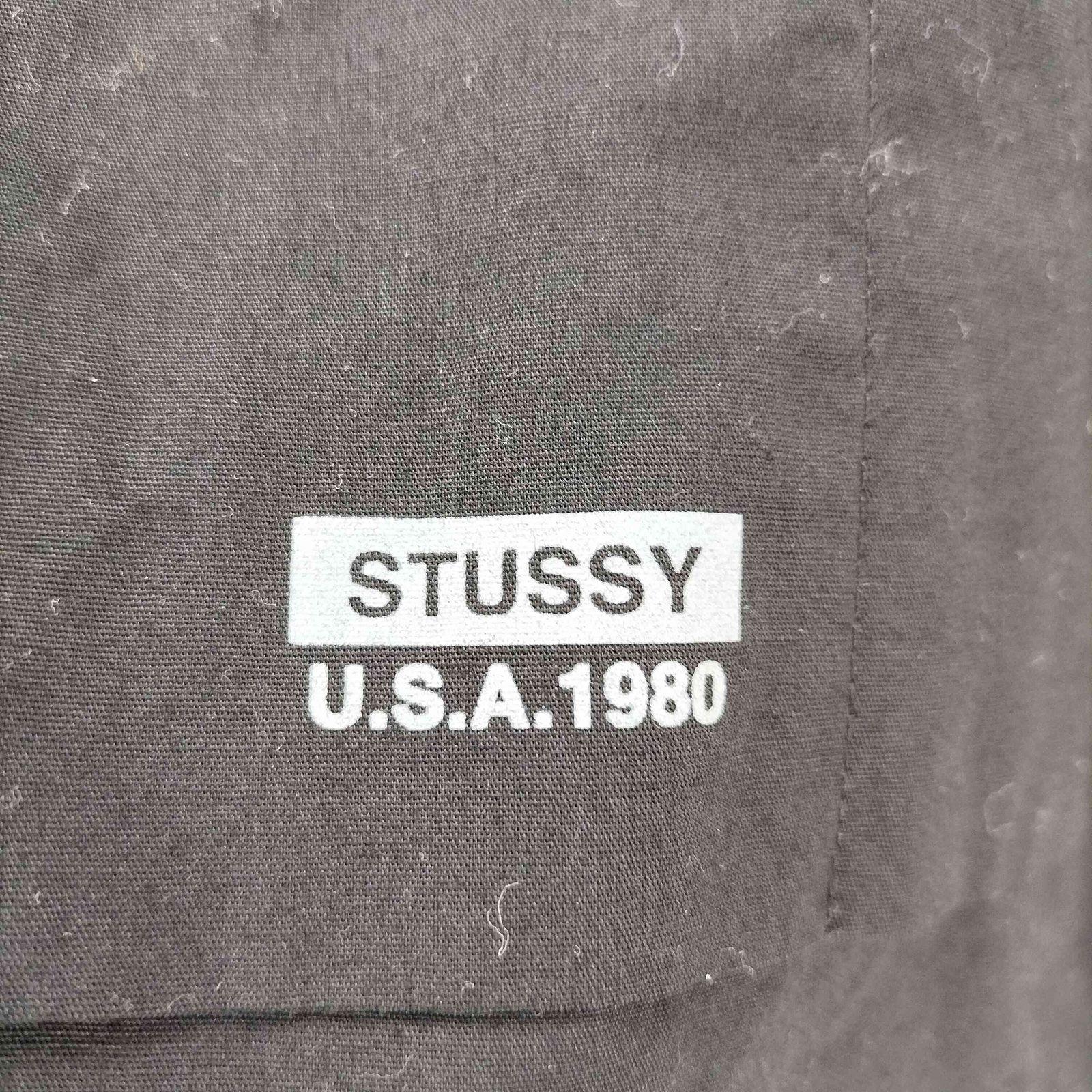 ステューシー Stussy 90S-00S 紺タグ USA製 OLD L/S コットン ワーク